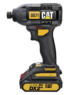 CATERPILLAR .Cat DX71 18V  215N Cordless Impact Driver, High-Torque Impact Driver, Brushless Impact Driver with 3 Speed Settings – 2 Batteries & Charger Included  - Image 2