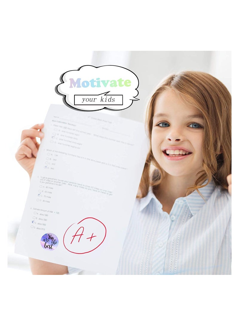 UP TO DATE Adhesive stickers with inspiring quotes suitable for book mobile bicycle computer car and student rewards 480 pieces - Image 2