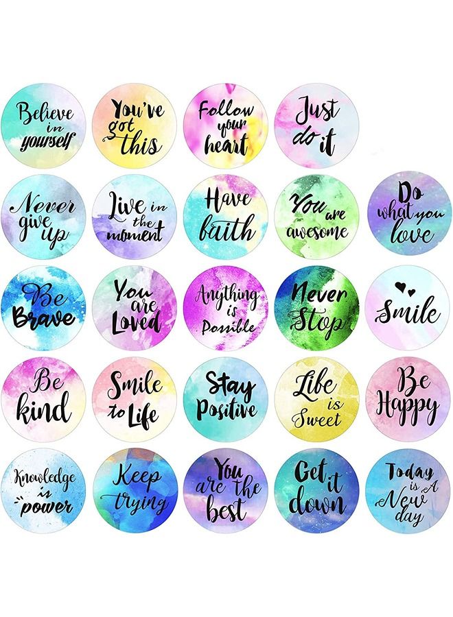 UP TO DATE Adhesive stickers with inspiring quotes suitable for book mobile bicycle computer car and student rewards 480 pieces - Image 1