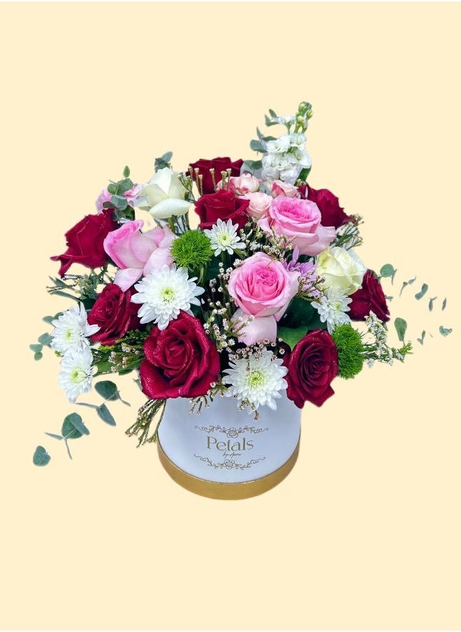 Petals by Aemi - Fresh Flower Box Crimson & Petal Charm - Image 1