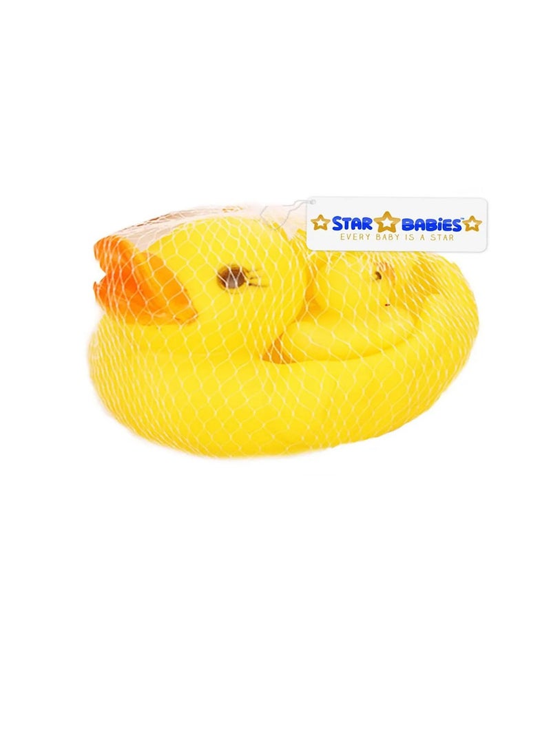 Star Babies - Combo Pack of 2- Disposable Bibs Elephant Print (20 Pcs) with Rubber Duck - Image 4