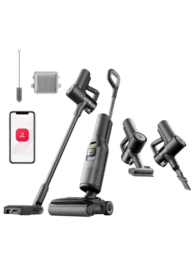 Roborock F25 ACE Combo Wet Dry Vacuum Cleaner, 5-in-1 Cordless Vacuum,194°F 5min Self-Cleaning,180° Lie-Flat Smart Hard Floor Washer,20000Pa,AI Assitant Wheels,65 min Runtime, Whole House Cleaning Handheld Vacuums - Image 1