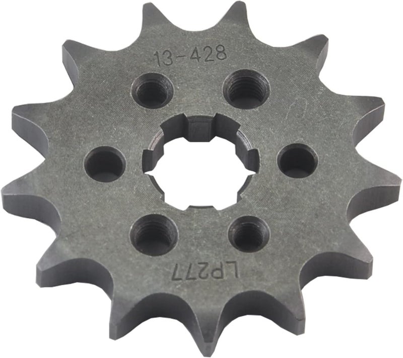 QASULER 428 13T Motorcycle Front Sprocket - Image 1