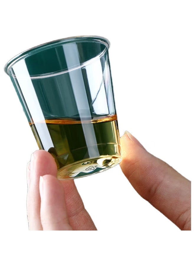 Maryya Disposable Cups Air Cup 50Ml*100 Food Grade Tasting White Wine Cup Small Plastic Cup Tea Cup - Image 1