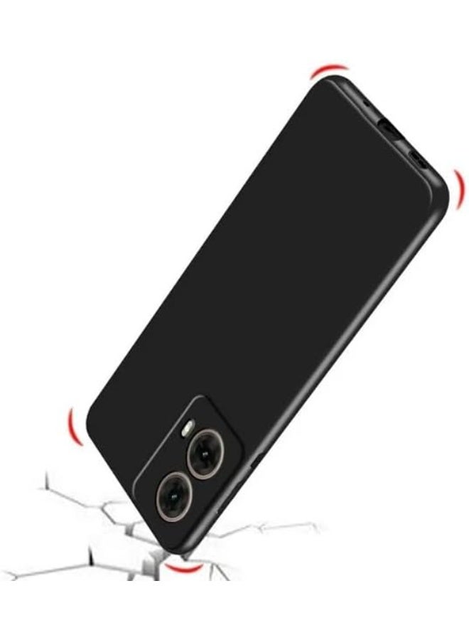 Muzz حافظة هاتف موتورولا موتو G85 5G، غطاء سيليكون مضاد للصدمات مع حماية للكاميرا، أسود (أسود، موتو G85) - Image 3