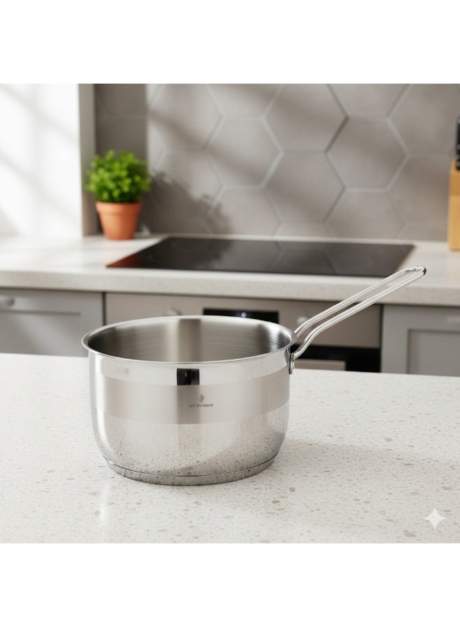 Sofram Turkish Stainless Stock Saucepan 18 cm - Image 1