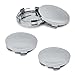 lekiliky 4PCS Car Wheel Center Caps 60MM236In OD 56MM22In ID ScratchResistant RustProof ABS Snapin Vehicle Rim Hub Caps Accessories Universal for Cars SUVs Trucks Silver - Image 2