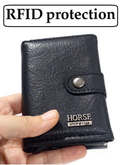 RFID protection leather wallet with metallic card holder - pzsku/ZBED5D448185C0EA987E9Z/45/_/1706525574/92de8a67-46c0-4ff5-8e80-089e56bb4823