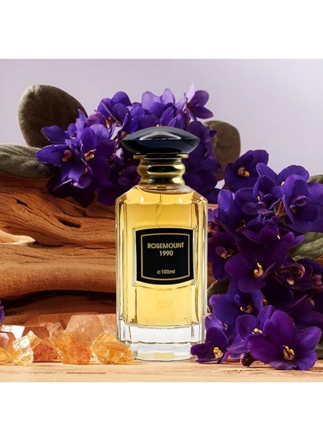ROSEMOUNT B BRAG Rosemount 1990 Eau de Parfum 3.4 OZ (100ml) | Unisex Arabic Perfume for Men & Women | Long Lasting Oriental Fragrance | Elegant Men's & Women's Scent - Image 5