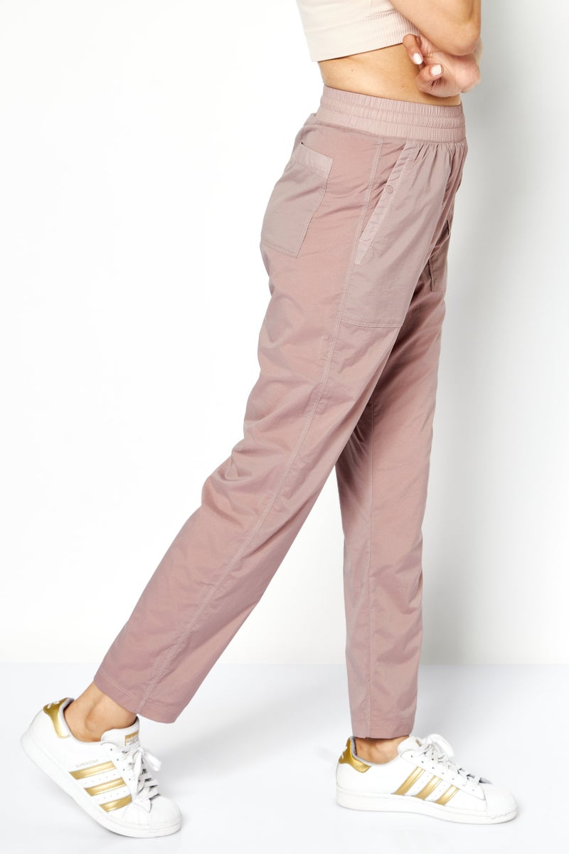 Champion Women Sportswear Fit Embroidered Logo Training Sweatpants, Mauve - Image 4