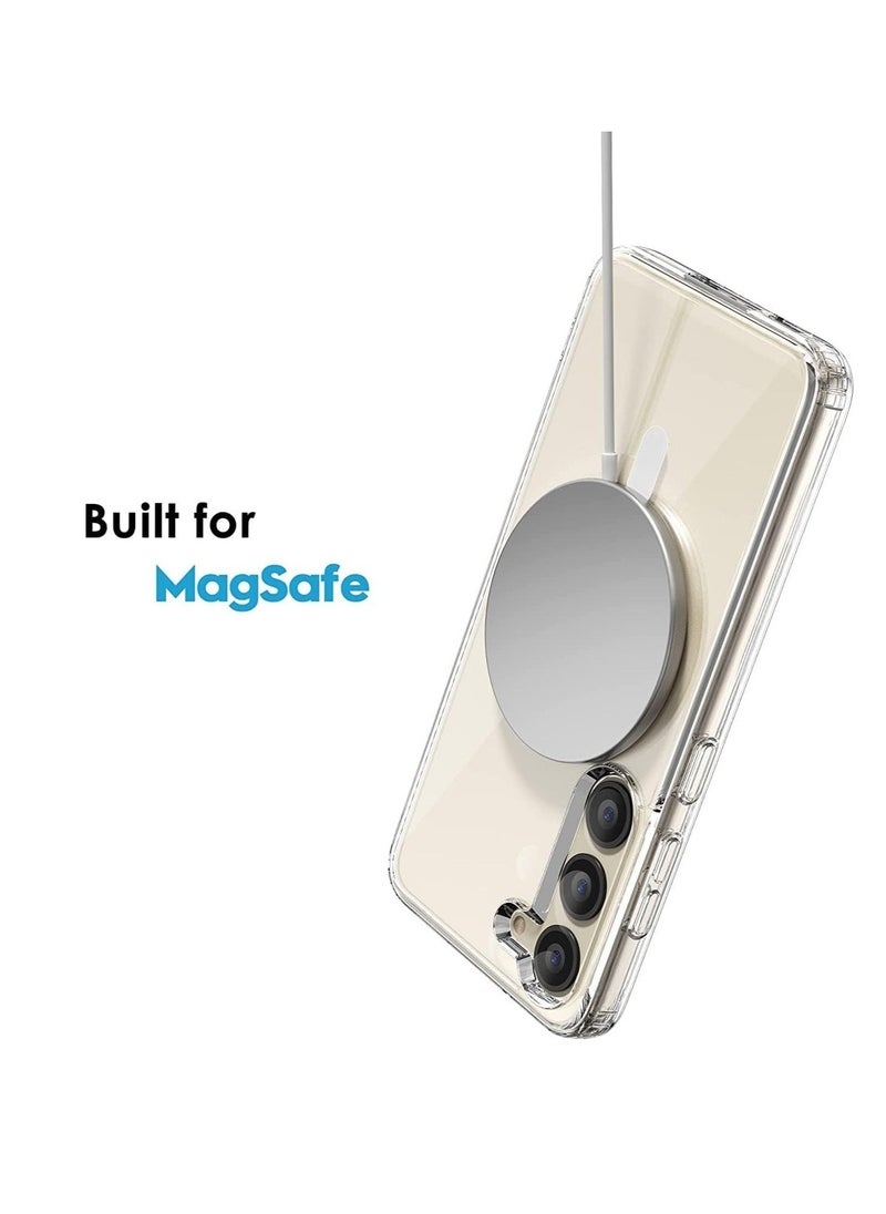 Raxoom Case/Cover Compatible with Samsung Galaxy S23 Plus Clear Case, Magnetic [Support Magsafe Charger] Cute Case for Men & Women,Shockproof Hard Back for Samsung Galaxy S23 Plus Phone 2023 - MS Clear - Image 5