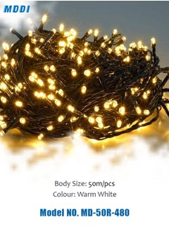 50 Meter 480 Led string Light waterproof and flexible, Led lights for Home Decorations, Parties,  Eid, Diwali etc Warmwhite - pzsku/ZBED5F072023D870A1562Z/45/_/1699529303/b0560c36-9561-4ed9-bac3-55923aeffced