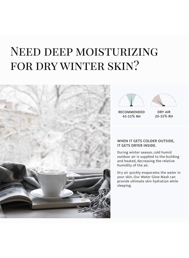 DOCTORCOS Snow White Water Glow Mask Cream | Over 8M Units Sold | Original Moisturizing Washless Sleeping Pack | Skin Rejuvenation and Hydration | Daily Self Skin Care, Korean Beauty | 3.71 oz - Image 1