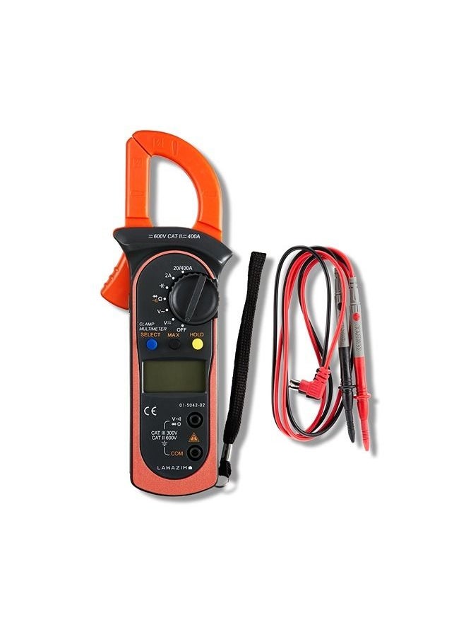 LAWAZIM Digital Clamp Meter | Accurately Measures Voltage Current Amp Resistance Capacitance|Battery Voltage Tester Auto-Ranging  - Image 1