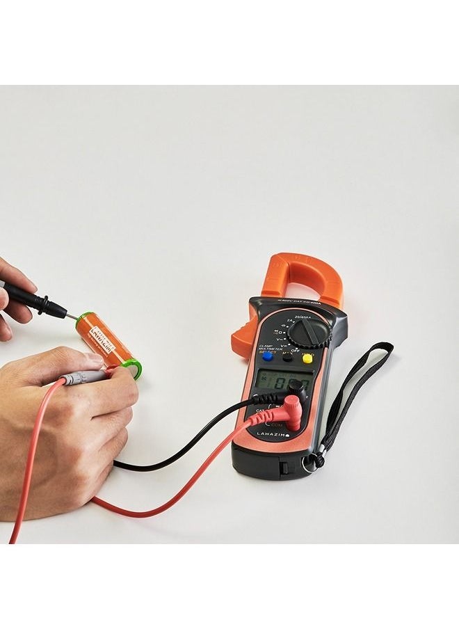 LAWAZIM Digital Clamp Meter | Accurately Measures Voltage Current Amp Resistance Capacitance|Battery Voltage Tester Auto-Ranging  - Image 4