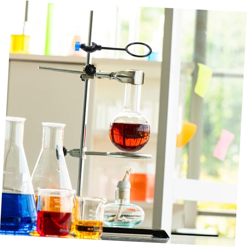 GANAZONO 3 قطع حامل المختبر المعدني المشبك الداعم للكؤوس والقوارير مختبر الكيمياء والأحياء - Image 5