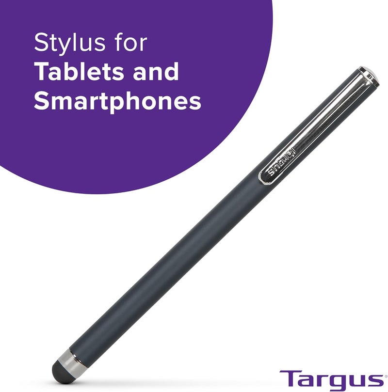 targus Stylus Pen for Tablets, iPad, Smartphones and ALL Touchscreen devices with Slim Durable Rubber Tip, Black (AMM01TBUS) - Image 2