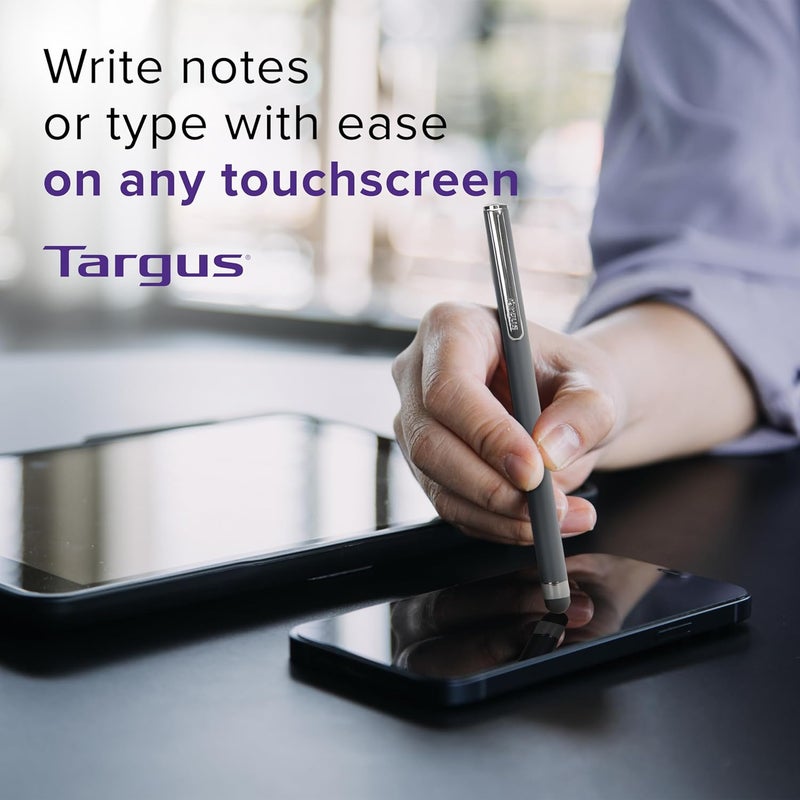 targus Stylus Pen for Tablets, iPad, Smartphones and ALL Touchscreen devices with Slim Durable Rubber Tip, Black (AMM01TBUS) - Image 5