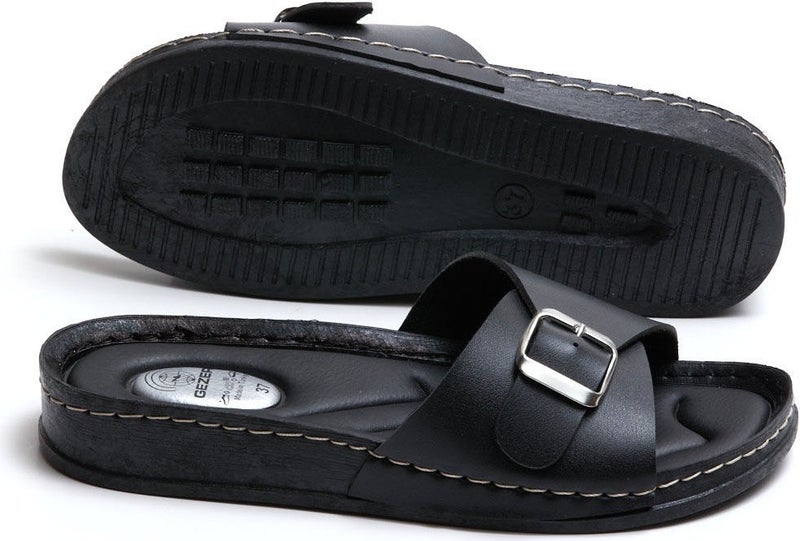 Gezer Summer Single Buckle Soft Sole Women's Slippers - Image 4