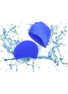 Silicone Swim Cap With High Performance Material And Hydrodynamic Shape One Size Fits All For Adults - Multi Color