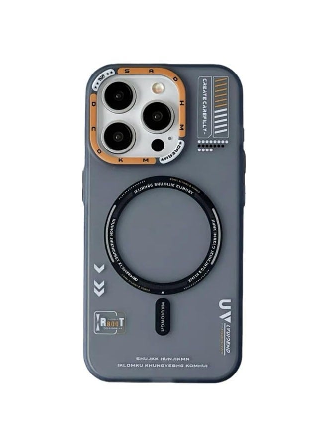 Phone case for iPhone 16 Pro Max/16 Pro (2024), magnetic matte fashion phone case, compatible with car stand and wireless charging, anti-drop protection back case - Image 1