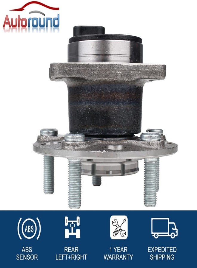 Autoround 512332 Rear Wheel Hub and Bearing Assembly Compatible with Jeep Compass/Patriot 2007-2017, Chrysler 200 2011-2014/ Sebring 2007-2010, Dodge Avenger 2008-14/ Caliber 07-2012, 5 Lug w/ABS - Image 2