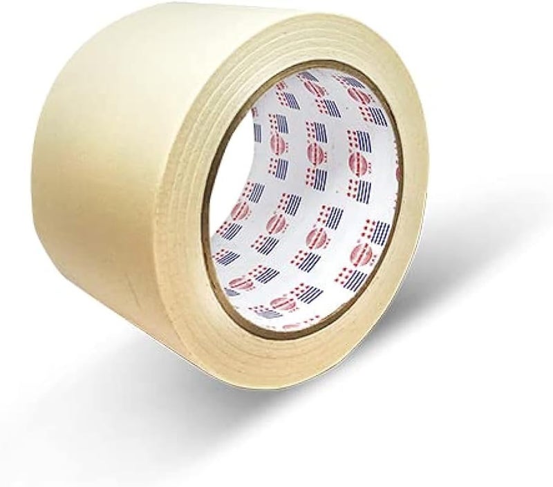 اسماكو شريط لاصق أصفر 2 بوصة × 25 ياردة صغير 53261