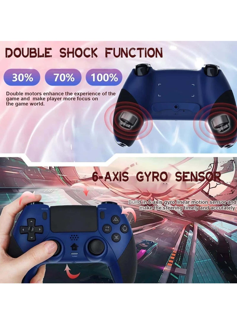 1 Pack Wireless Pro Game Controller (Blue & Black)  - Image 3