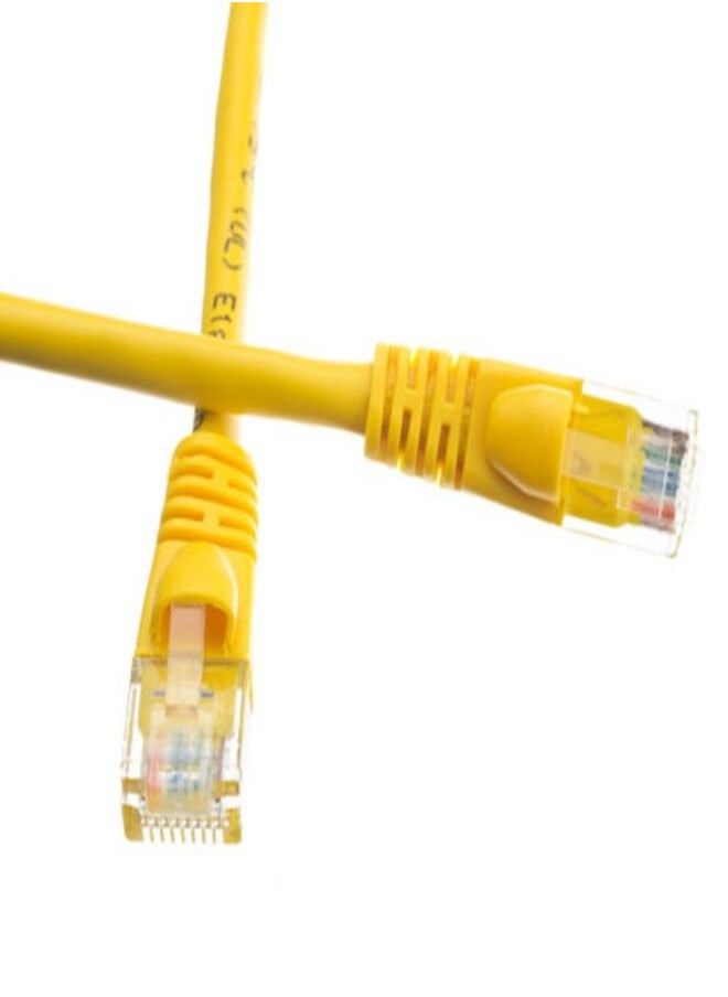 JE Cat6 Network cable 20 Cm Yellow  - Image 1