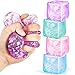 UGYWI Squishy Fidget Toys for Kids Adults 4 Pack Cube Sensory Squeeze ToyLarge Size 216 Stress Anxiety Relief Balls Gifts for Girls Boys Teens Party Favors Toys for Ages 3 6 7 8 12 Years Old - Image 2