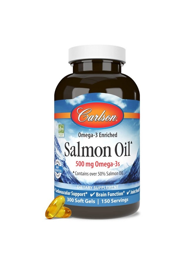 كارلسون - زيت السلمون، 500 ملغ من أحماض أوميجا 3 الدهنية، النرويجية، لصحة القلب والدماغ والمفاصل، 300 كبسولة هلامية - Image 5