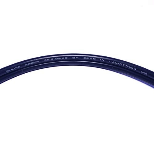 CNCESS CESS-037-3f Banana Plug Male to Male Speaker Cable 12 Gauge 680 Strand Count Silicone Soft Wire, 2 Cables (3 FEET) - Image 5
