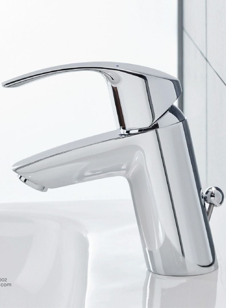 جروهي GROHE Eurosmart 2396530F Single-Lever Basin Mixer 1/2" S-Size: A Premium Blend of Style, Efficiency, and Durability  - Image 2