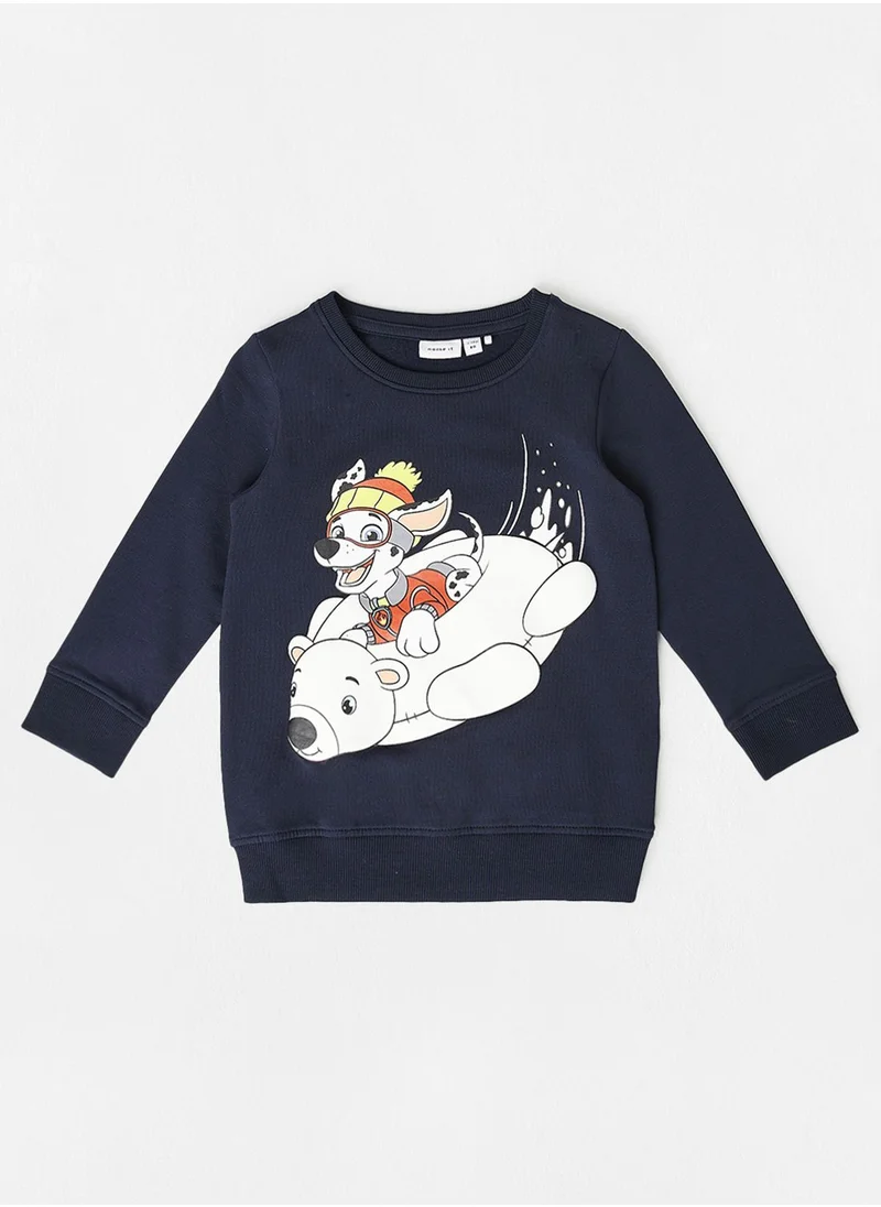 NAME IT Kids Paw Patrol Long Sleeve Sweatshirt