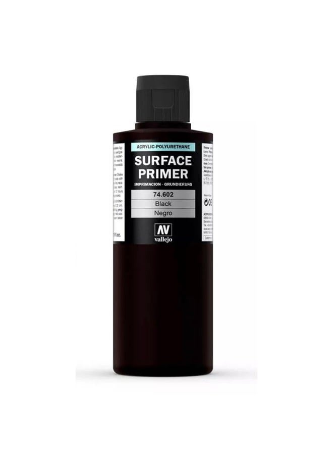 Vallejo Model Color 200 ml Polyurethane Primer - Black - Image 2