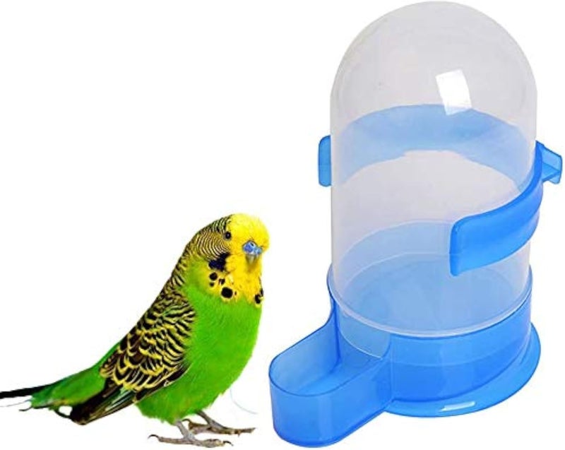 Litewoo Bird Water Seed Food Feeder Dispenser Feeding Water Bottle Bowl Holder for Parrot Parakeet Cockatiel Conure Lovebird African Grey Cockatoo Budgie Finch Canary Cage Accessories - Image 1