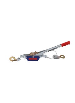 Cable Puller-2 Ton- Heavy-Duty Dual Gear Power Puller with Ergonomic Handle and Safety Latch Hooks -for Pulling Heavy Loads, Vehicle Recovery, Tensioning Cables, Off-Road Recovery and Hoisting