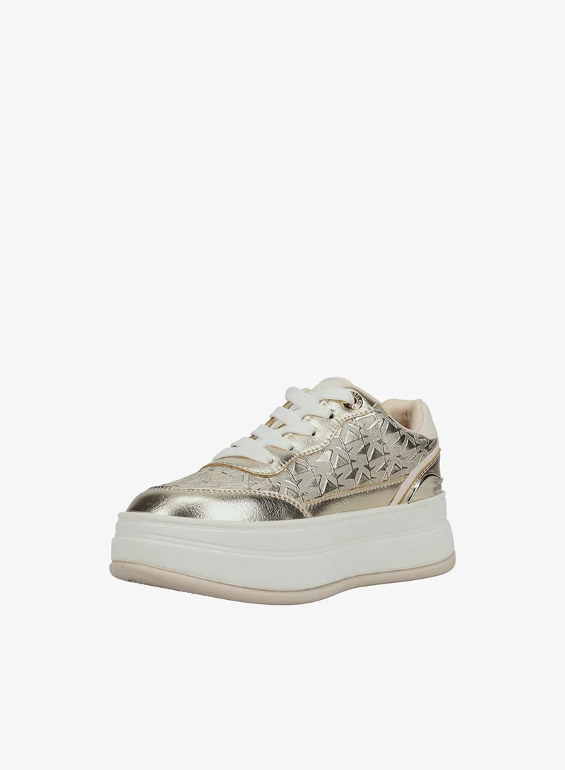 مايكل كورس HAYES Monogram Platform Sneakers