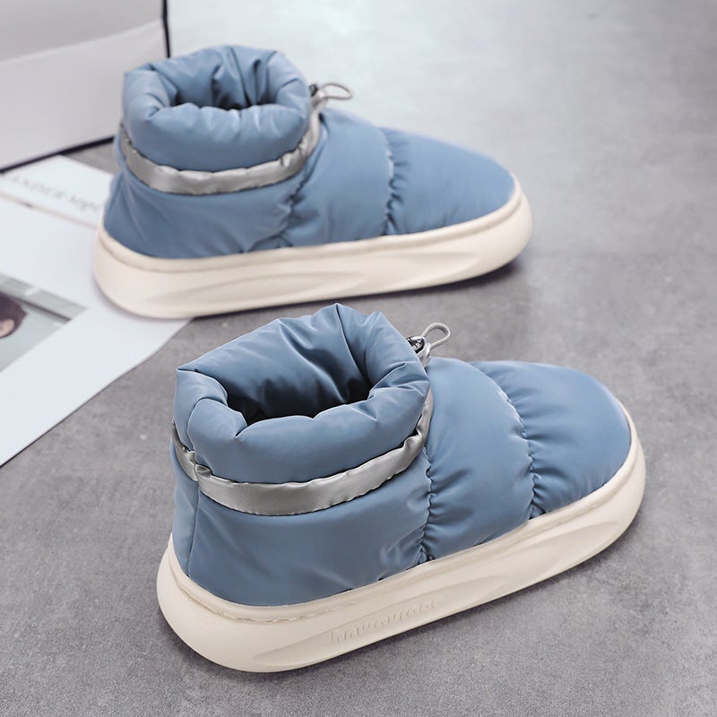 Men'Shoes Plus Size Men'S Cotton Shoes Fashion Parent-Child Snow Boots Trendy Couple Thick Bottom Plus - Image 4