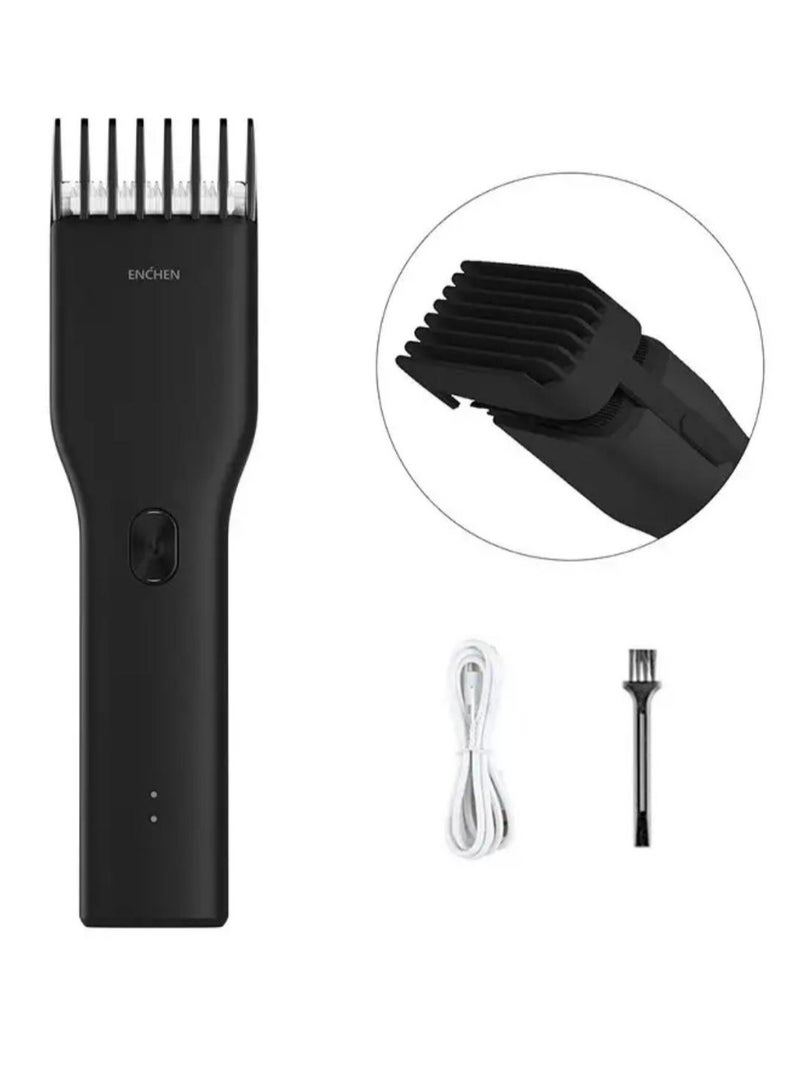 ENCHEN USB Electric Hair Trimmer Black - Image 1