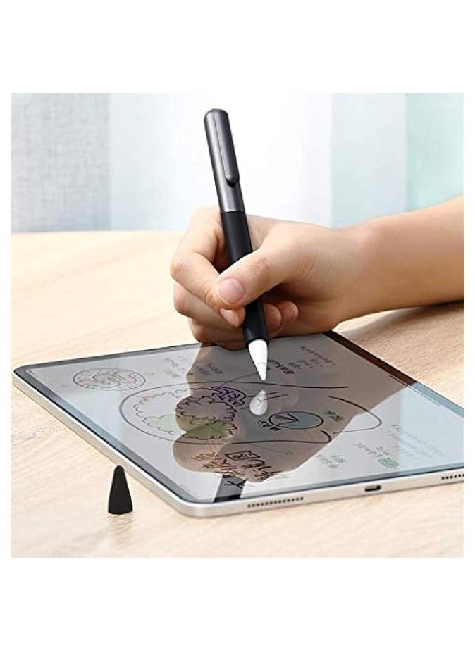 SupCase - SUPCASE Silicone Protective Case for Pencil (2nd Generation), Anti-Slip Grip with Nib Cover (3 Pieces) Accessories - Black - Image 1