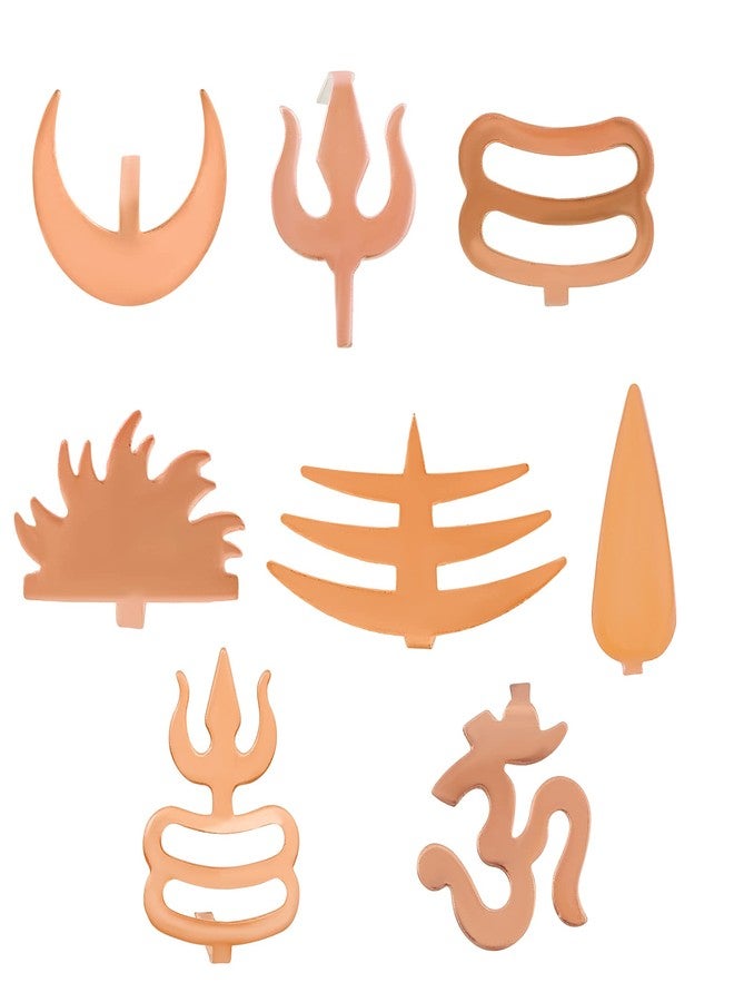 Memoir Copper 8 type Tilak Teeka Applicator Puja item Festival Accessories (CMNI8165 (Pack of 8 Items - Image 1