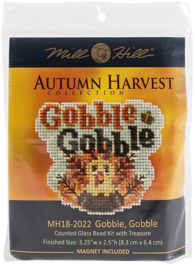 Mill Hill Counted Cross Stitch Gobble, Multi - Image 1