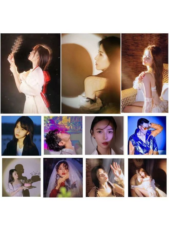 ✅ضوء ملء الصورة مصباح يدوي للصور الشخصية ضوء غروب الشمس ضوء دافئ LED ضوء أصفر ضوء أحمر ضوء أخضر التصوير الفوتوغرافي الملون - اللون:.﹤●○○●﹥مصدر ضوء مزدوج 【أبيض + أزرق】 سبيكة ألومنيوم﹥●○○●﹥ - Image 2