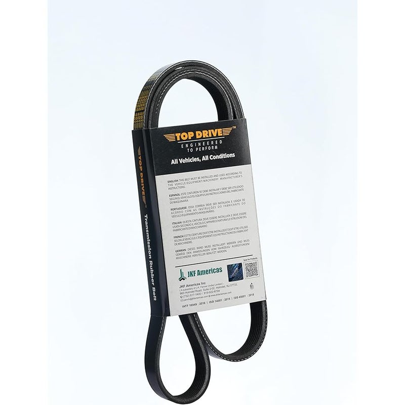 Top Drive, 6PK2135, Premium Engine Serpentine Drive Belt, Equivalent References - K060841, 5060840 - Image 2