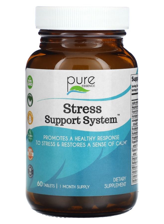 Pure Essence Stress Support System 60 Tablets