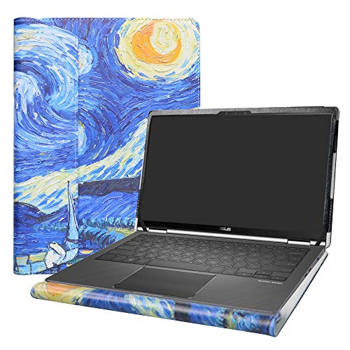 Alapmk Protective Case for ASUS Q326FA/VivoBook S13 S333JA 13.3" &case for HP Elite Dragonfly/Envy 13 13-baXXXX/Envy x360 13 13-ayXXXX 13-bdXXXX/EliteBook x360 1030 G7 Laptop,Starry Night - Image 1