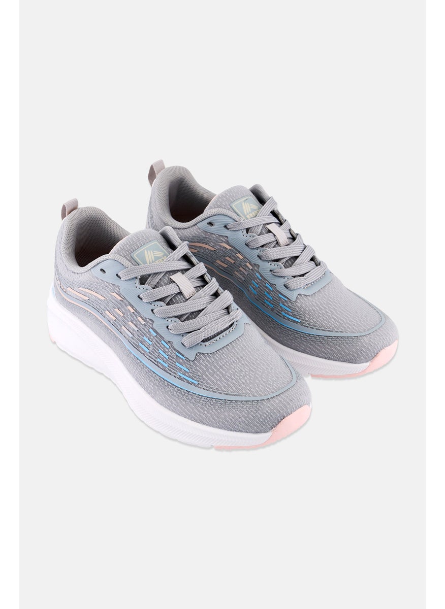 RBX Women Lace Up Outdoor Shoes, Grey  - Image 1