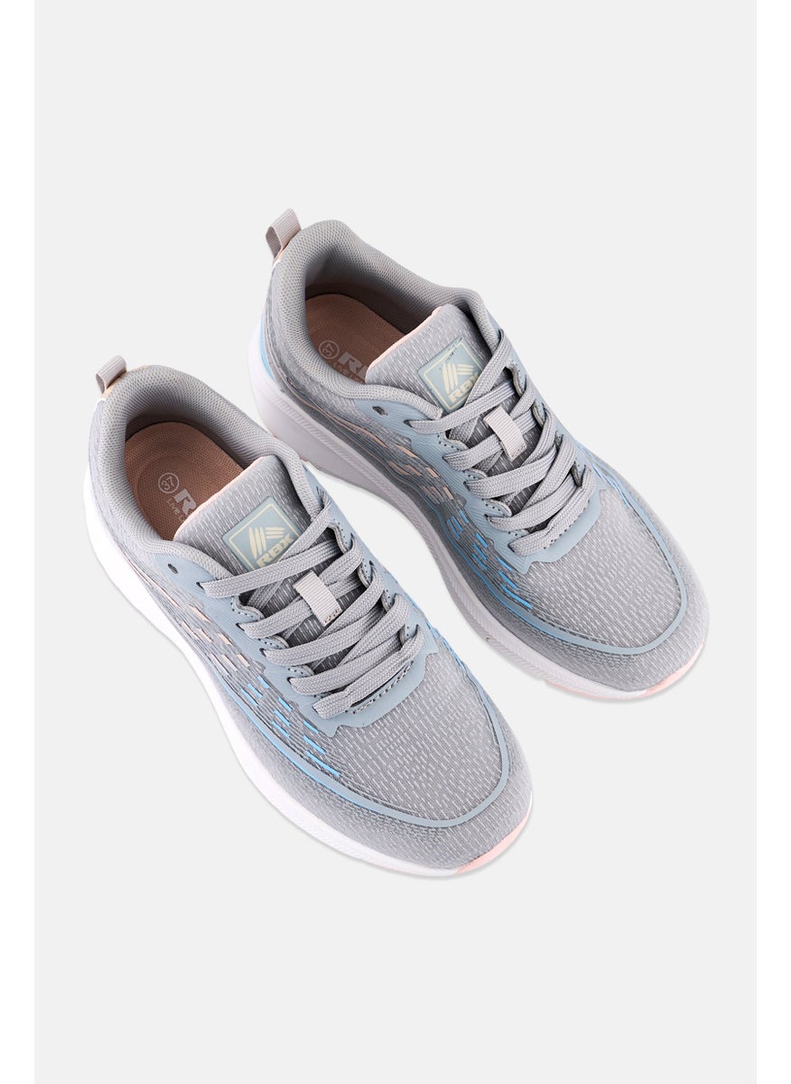 RBX Women Lace Up Outdoor Shoes, Grey  - Image 4