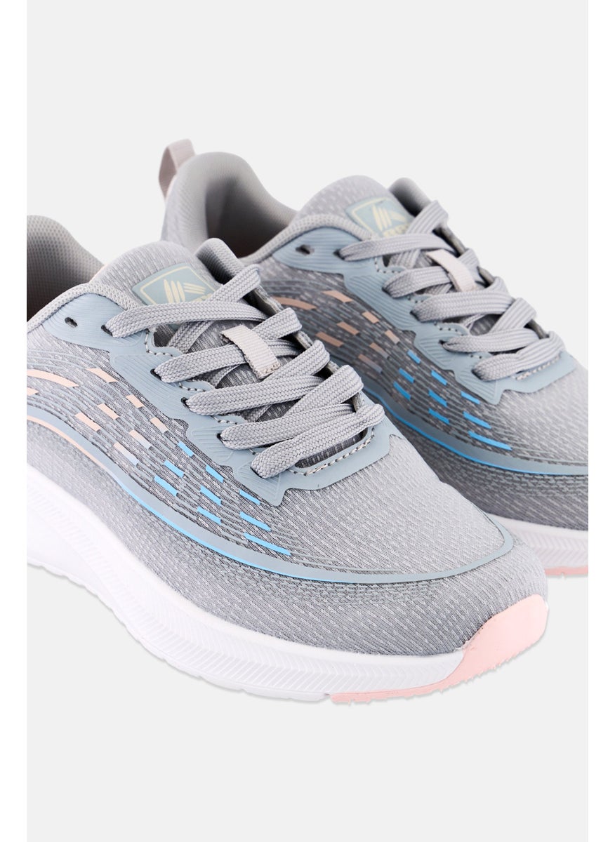 RBX Women Lace Up Outdoor Shoes, Grey  - Image 3